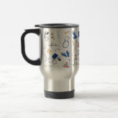 Mug De Voyage Médecin Médicale moderne Motif infirmière (Gauche)
