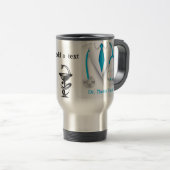 Mug De Voyage Médecin Médicale Voyage/Mug de navette (Devant droit)