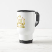 Mug De Voyage Meilleur Ami Fun Moderne Or (Devant droit)