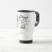 Mug De Voyage Meilleur café d'amis (Devant droit)