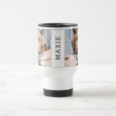 Mug De Voyage Meilleur Chien Papa Jamais une photo personnalisée (Centre)