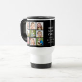 Mug De Voyage Meilleur Collage Photo de Maman (Devant gauche)