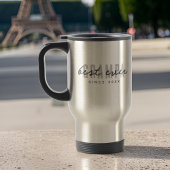 Mug De Voyage Meilleur Grampa depuis 20XX Moderne Simple Preppy