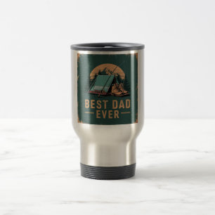 Mug De Voyage Meilleur Papa Jamais Conception Camping