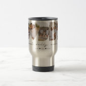 Mug De Voyage Meilleur papa jamais photo moderne Collage Fête de (Centre)