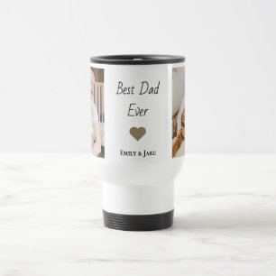 Mug De Voyage Meilleur Papa Personnalisé Jamais Voyage Mug   Nom