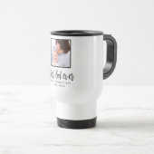 Mug De Voyage Meilleur père personnalisé (Devant droit)