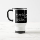Mug De Voyage Meilleur Stepdad Stepdad Définition Noir (Gauche)