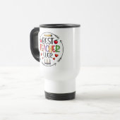 Mug De Voyage Meilleur Sticker Enseignant - Appréciation amusant (Devant gauche)