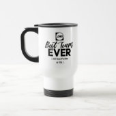 Mug De Voyage Meilleure équipe jamais | Nom et logo personnalisé (Gauche)