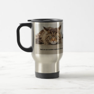 Mug De Voyage Meilleure expression de meurtrier de hache de chat
