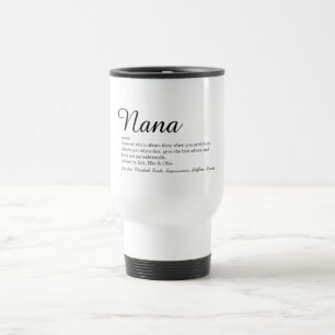 Mug De Voyage Meilleure Grand-Mère, Définition de Grand-Mère Scr