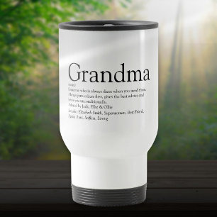Mug De Voyage Meilleure grand-mère du monde Définition