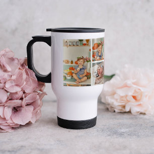 Mug De Voyage Meilleure Grand-mère Ever   Collage de photos en b