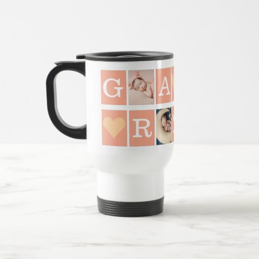Mug De Voyage Meilleure grand-mère jamais script moderne 4 Colla (Gauche)