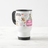 Mug De Voyage Meilleure maman de chien (Devant gauche)