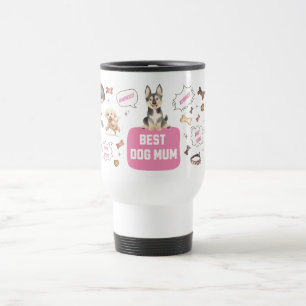 Mug De Voyage Meilleure maman de chien