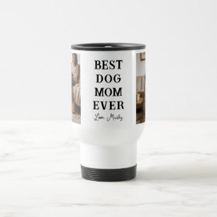 Mug De Voyage Meilleure Maman de Chien Personnalisée 2 Photo F