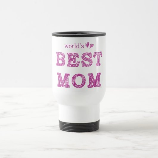Mug De Voyage Meilleure maman du monde (Centre)