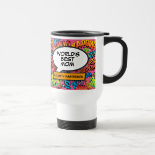 Mug De Voyage Meilleure maman du monde personnalisée et amusante