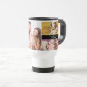Mug De Voyage Meilleure maman Ever 3 photos personnalisables (Devant droit)