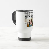 Mug De Voyage Meilleure Maman Jamais Journal Personnalisé Nom et (Devant gauche)