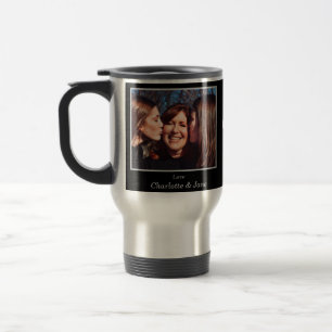 Mug De Voyage Meilleure photo de cercle de bande personnalisable