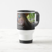 Mug De Voyage Meilleure Soeur du monde définition photo amusant (Devant droit)