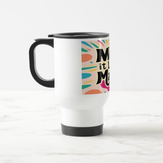 Mug De Voyage Mélanger comme de la magie (Gauche)