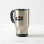 Mug De Voyage Mélanome du survivant 8 (Devant gauche)