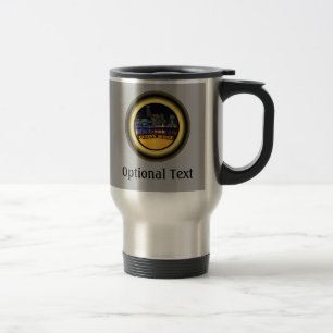 Mug De Voyage Melbourne Australie Skyline avec City Lights