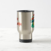 Mug De Voyage Mele Kalikimaka Oiseaux de la jungle tropicale (Centre)