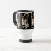 Mug De Voyage Melodious Cat – Ornate Harp (Devant gauche)