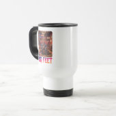 Mug De Voyage Mème de pieds Bigfoot amusant (Devant gauche)