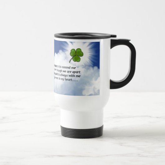 Mug De Voyage Mémorial de shamrock (Droite)
