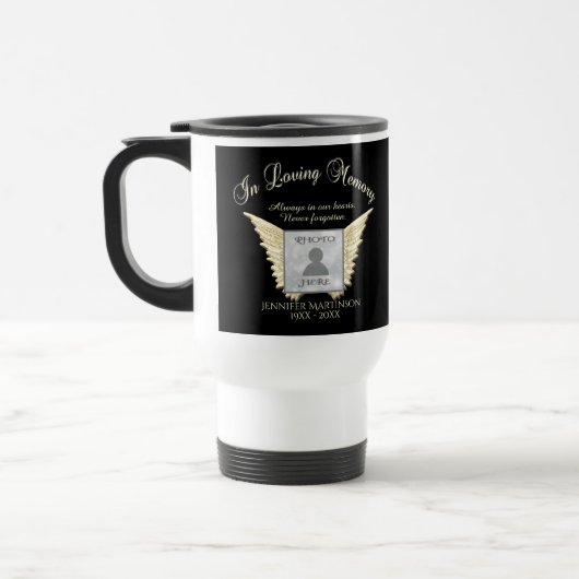 Mug De Voyage Mémorial photo (Gauche)