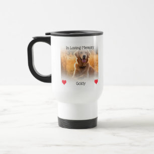 Mug De Voyage Mémorial pour animaux de compagnie avec cœurs et p