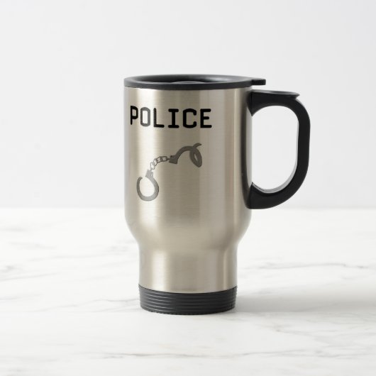 Mug De Voyage Menottes de police (Droit)