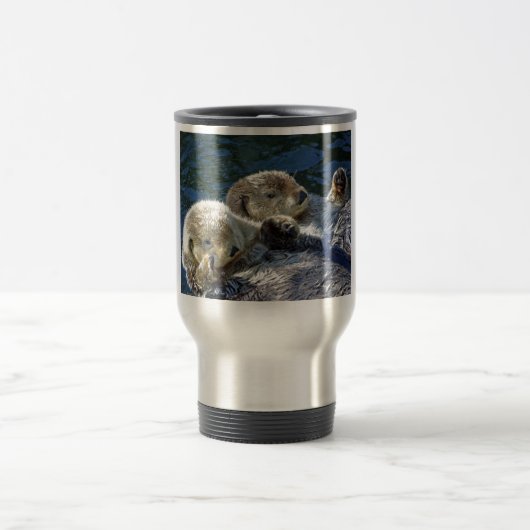 Mug De Voyage Mer-loutres (Centre)