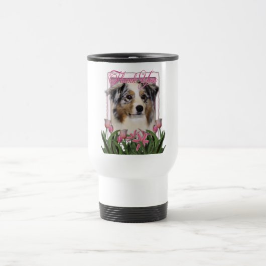 Mug De Voyage Merci - berger australien (Centre)