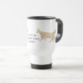 Mug De Voyage Merci chef de scoutisme Orange Fox (Devant droit)