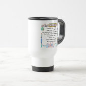 Mug De Voyage Merci, chers anges. (Devant droit)