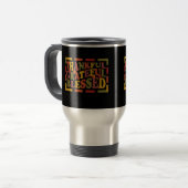 Mug De Voyage Merci Donnant Merci, Gratuit, Conception Bénie (Devant gauche)