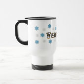 Mug De Voyage Merci Merci Penguin Winter Snowflake Holiday (Gauche)