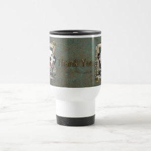 Mug De Voyage Merci - pattes en pierre - Dalmate