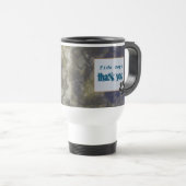 Mug De Voyage Merci Pet Sitter Black Paw Merci Animal Care (Devant droit)