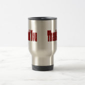 Mug De Voyage Merci rouge (Centre)