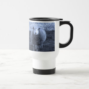 Mug De Voyage Mère bleue et blanche mouton