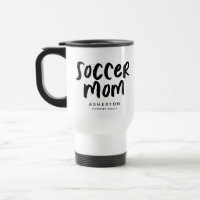 Mère de football tendance noir type personnalisé