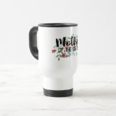 Mug De Voyage Mère de la chambre de Mariage Rose rougissant (Devant gauche)